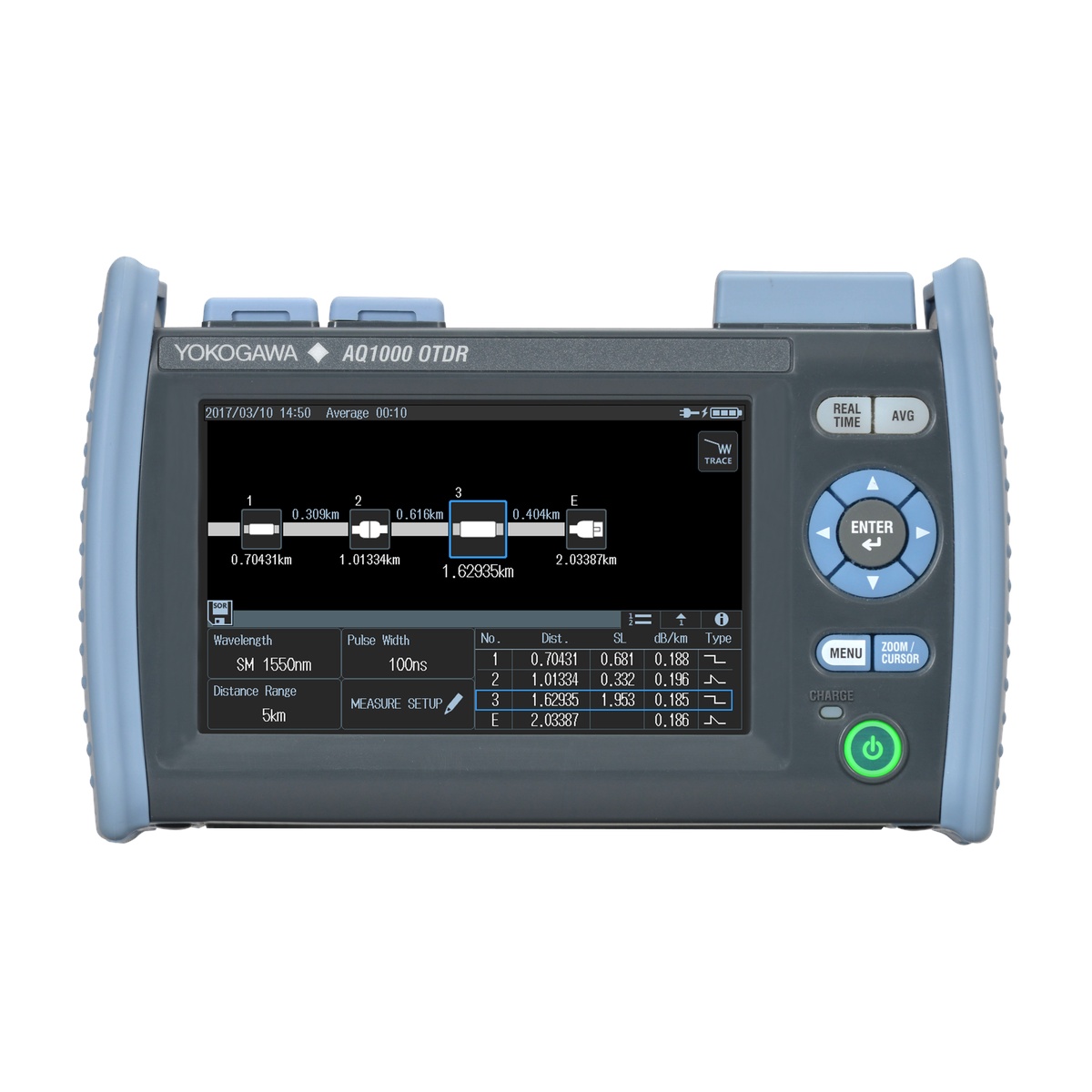 Yokogawa AQ1000 OTDR view 1